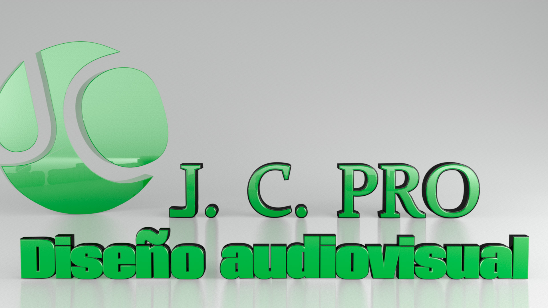 Nuevo logo de J.C.PRO para 2016. Realizado con el software 3D max y en postproducción con After Effects. Creado y realizado en 2016 por Julio Caminero.